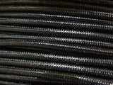 SRML BLACK 10 AWG FIBER GLASS BRAID APPLIANCE HI TEMP WIRE MOTOR LEAD PER FT AC/DC WIRE AND SUPPLY