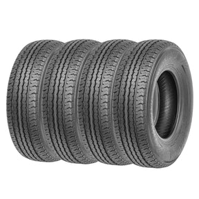 SunF Trailer Tire 8 PR Tubeless Haulpro (set of 4) SUNF
