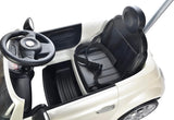 Fiat 500 Push Car with LED Lights and Music for Toddler Play