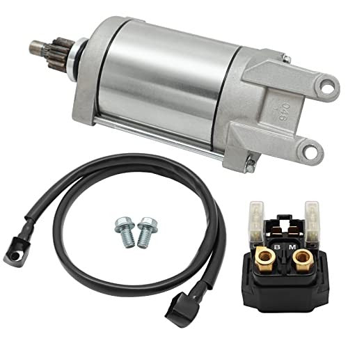 Starter Motor, Relay, and Wiring Harness for Yamaha Raptor 660 2001-2005 OEM 3SX-81890