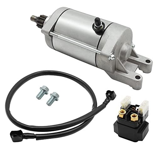 Starter Motor, Relay, and Wiring Harness for Yamaha Raptor 660 2001-2005 OEM 3SX-81890