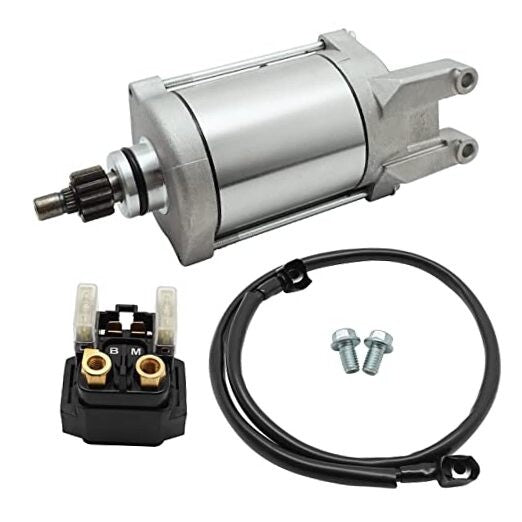 Starter Motor, Relay, and Wiring Harness for Yamaha Raptor 660 2001-2005 OEM 3SX-81890