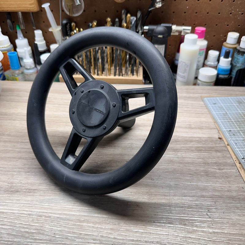 Red Electric Go-Kart Steering Wheel for Radio Flyer