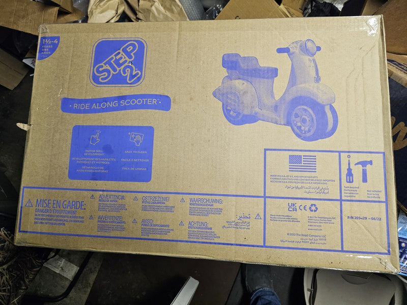 Ride-On Scooter Toy for Toddlers 1-4 Years with Foot-to-Floor Design