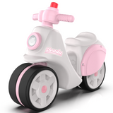 Strada Retro Ride-on Scooter for Girls: Quiet Tires, Perfect for Ages 1 and Up