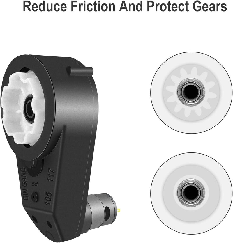 12V RS550 Gearbox Motor 40000RPM Sturdy Upgrade for Kids' Electric Vehicles