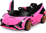 12V Kids Ride-On Car with Parent Remote Control and Spring Suspension