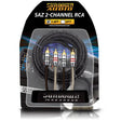 Sundown Audio - SAZ2CH - 1.5FT - 2 Channel RCA Interconnects Sundown Audio
