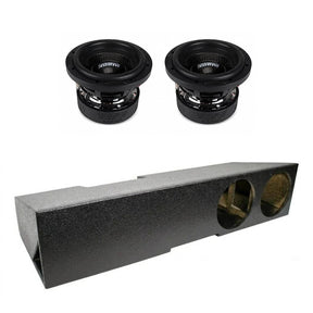 (2) Sundown Audio M8 & Chevy Crew Cab 19-25 Dual 8" Subwoofer Box Combo Sundown Audio