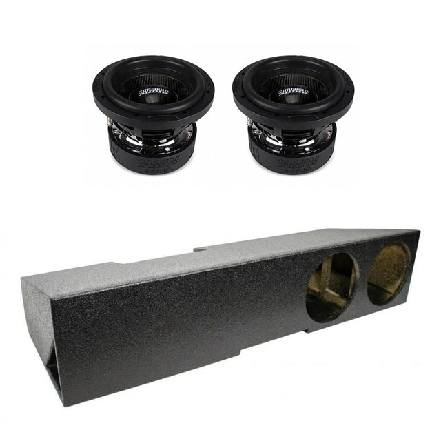(2) Sundown Audio M8 & Chevy Crew Cab 19-25 Dual 8" Subwoofer Box Combo Sundown Audio