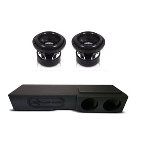 (2) Sundown SA8 v.3 & Chevy Crew Cab 07-18 Dual 8" Subwoofer Box Combo Sundown Audio
