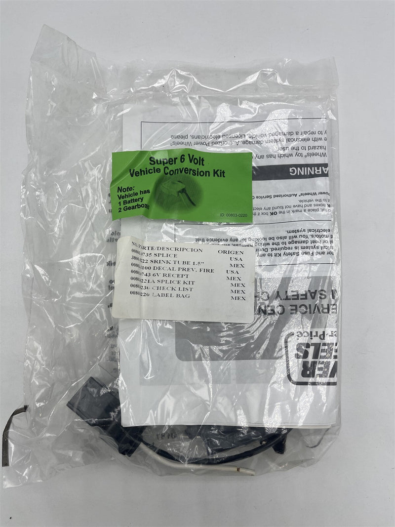 6 Volt Vehicle Conversion Kit for Battery-Powered Toys