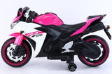 Super R3 Kids Electric Ride-On Bike with LED Lights - 12V Battery Powered Toy
