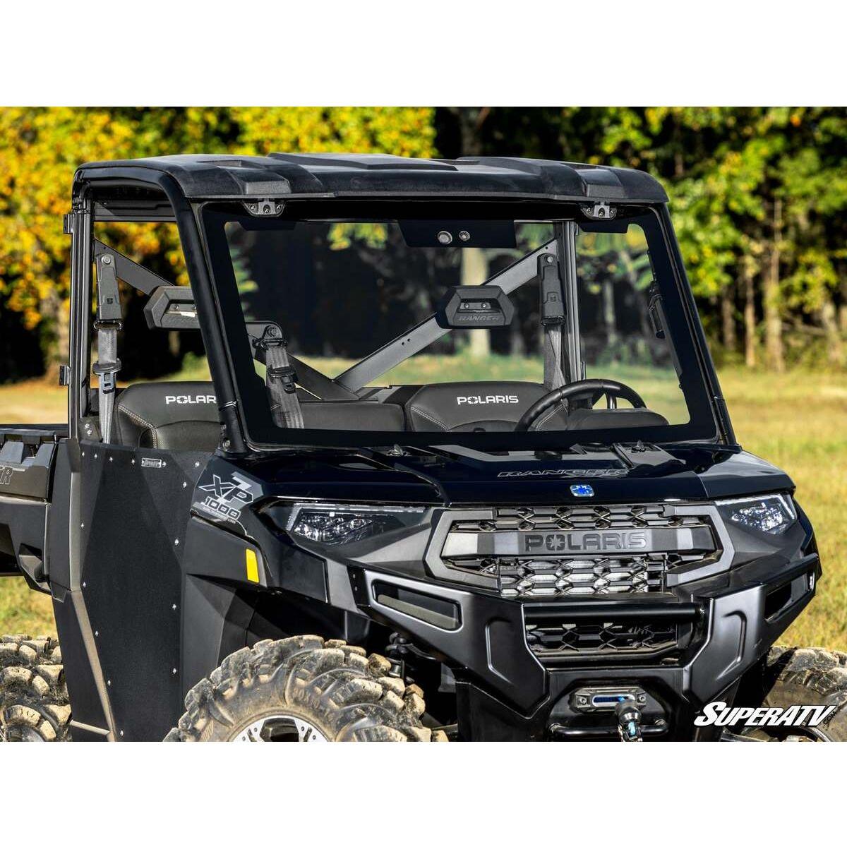SuperATV 2015-2016 Polaris Ranger XP 570 MaxDrive Power Flip Glass Windshield