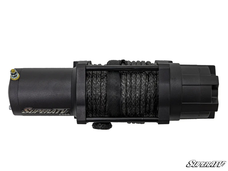 Black Ops 6000 LB. UTV Winch (WITH WIRELESS REMOTE & SYNTHETIC ROPE) with Auto Stop Fairlead Kit