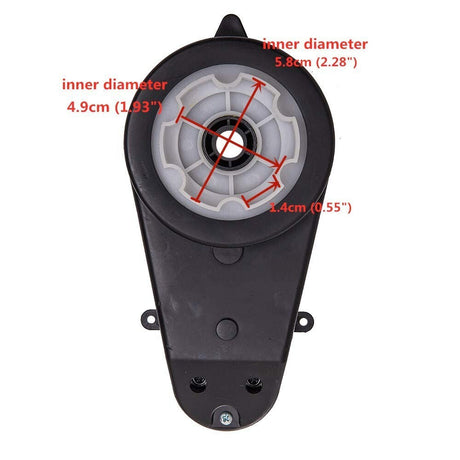 12V DC Motor and Gearbox for Kids Ride-On Car Repairs and Upgrades