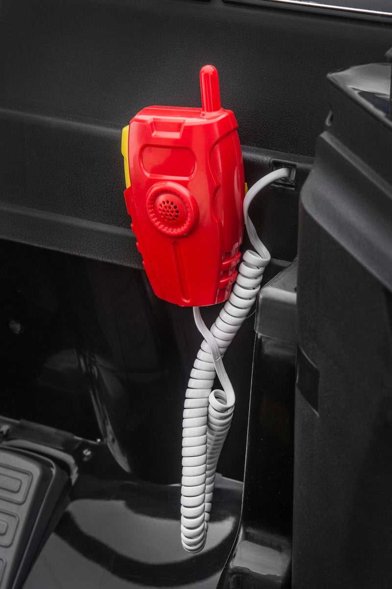 Big Rescue 4WD Police Ride-On Vehicle for Kids in Black