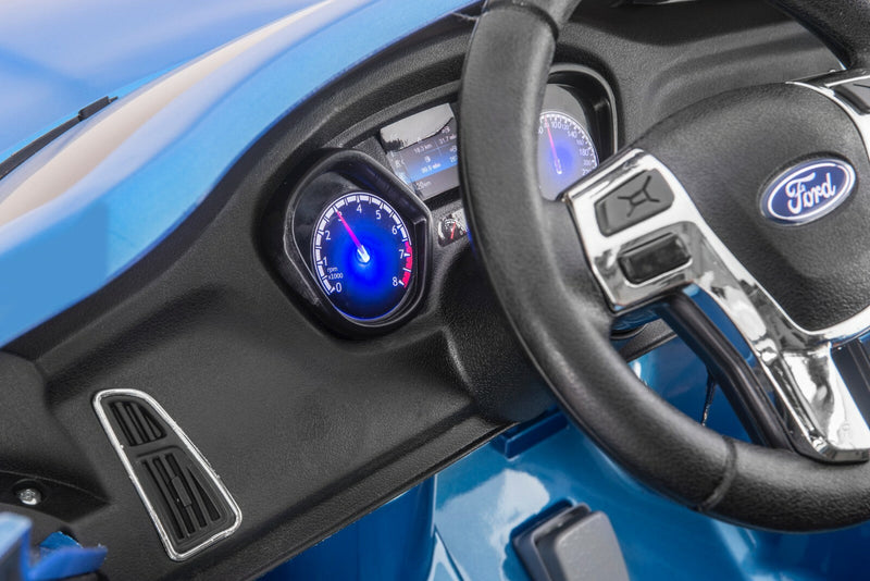 Licensed Ford Focus RS Kids Ride-On Car in Nitrous Blue