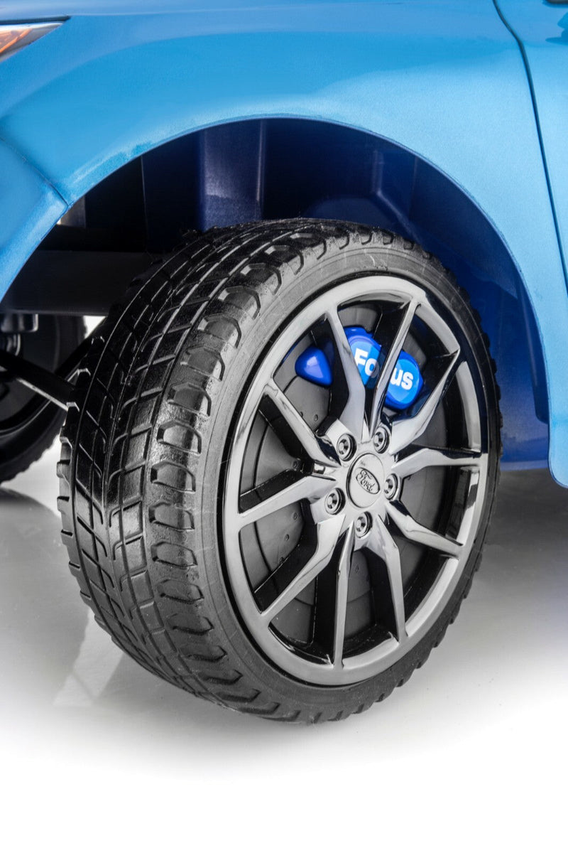 Licensed Ford Focus RS Kids Ride-On Car in Nitrous Blue