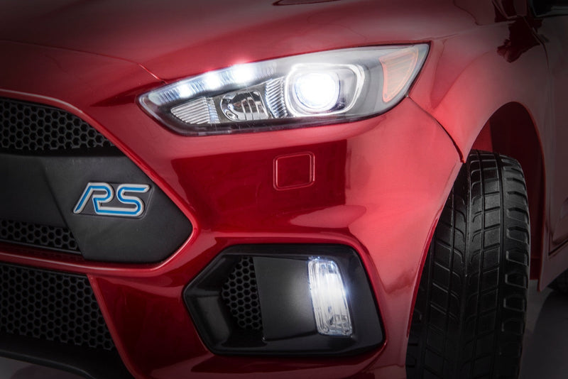 Licensed Ford Focus RS Kids Ride-On Car in Race Red