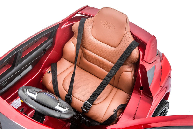 Licensed Ford Focus RS Kids Ride-On Car in Race Red