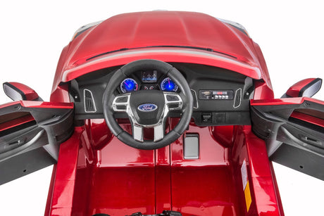 Licensed Ford Focus RS Kids Ride-On Car in Race Red