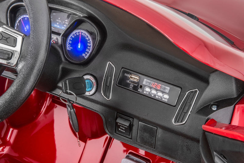 Licensed Ford Focus RS Kids Ride-On Car in Race Red