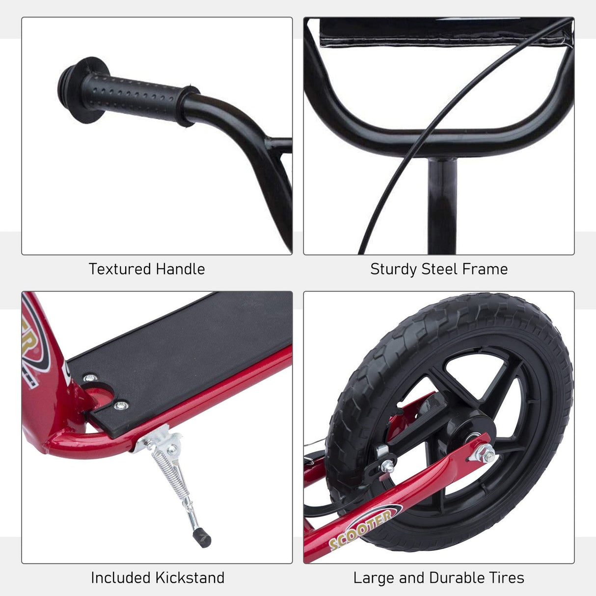 Kids Ride-On Car with Safety Belt, Adjustable Seat, and Durable Frame