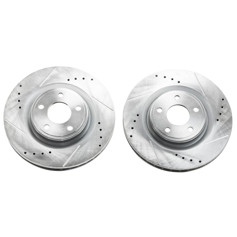 ZZP Cross Drilled and Slotted Rotors - 3800