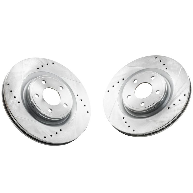 ZZP Cross Drilled and Slotted Rotors - Sonic/Cruze
