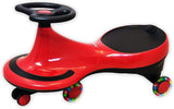 Swing Ride-On Wiggle Car with LED Flashing Wheels for Boys and Girls, Battery-Free Fun