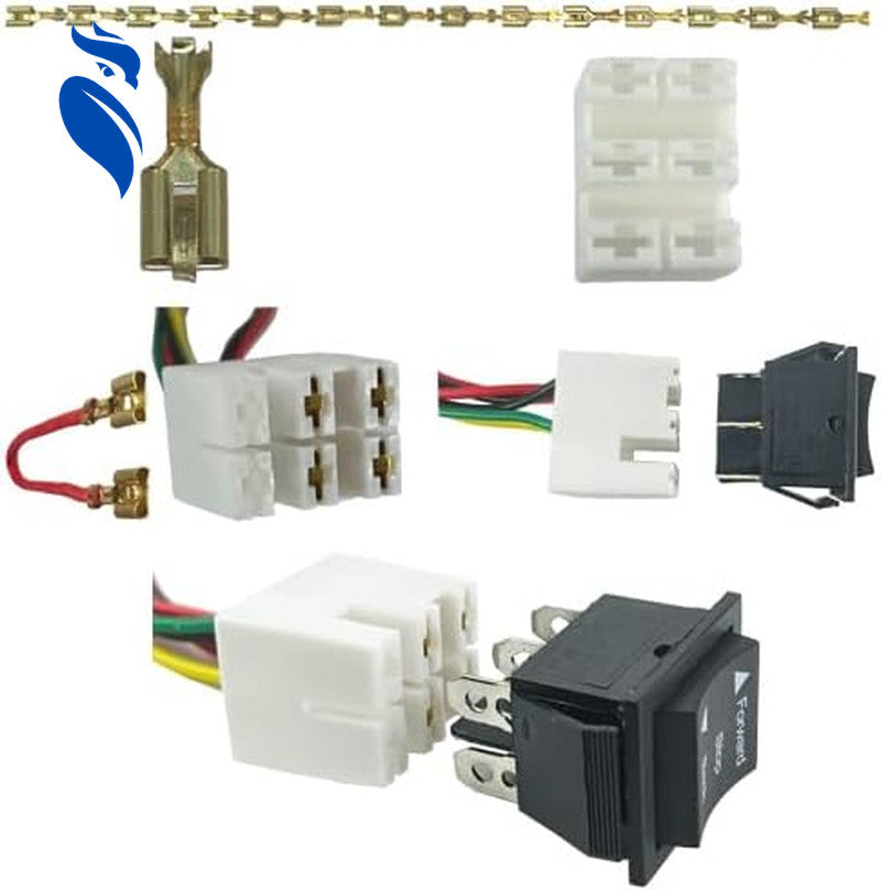 Replacement Foot Pedal Switch Kit for Kid's Power Wheels Ride-On Toys