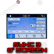 Ford F-150 2015-2021 Workshop 12 Tesla-Style Screen Workshop 12