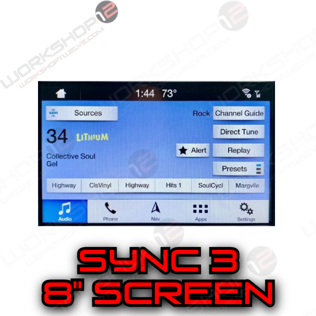 Ford F-150 2015-2021 Workshop 12 Tesla-Style Screen Workshop 12