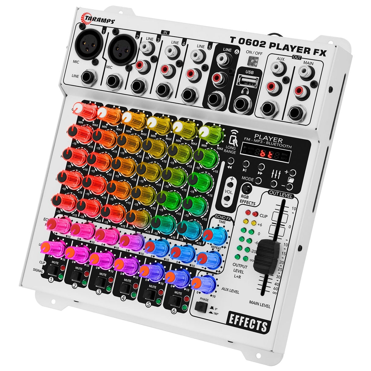 Taramps T 0602 MULTICOLOR RGB Audio Mixer Taramps USA