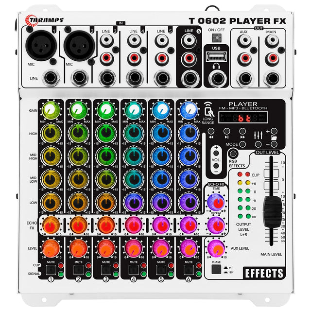 Taramps T 0602 MULTICOLOR RGB Audio Mixer Taramps USA