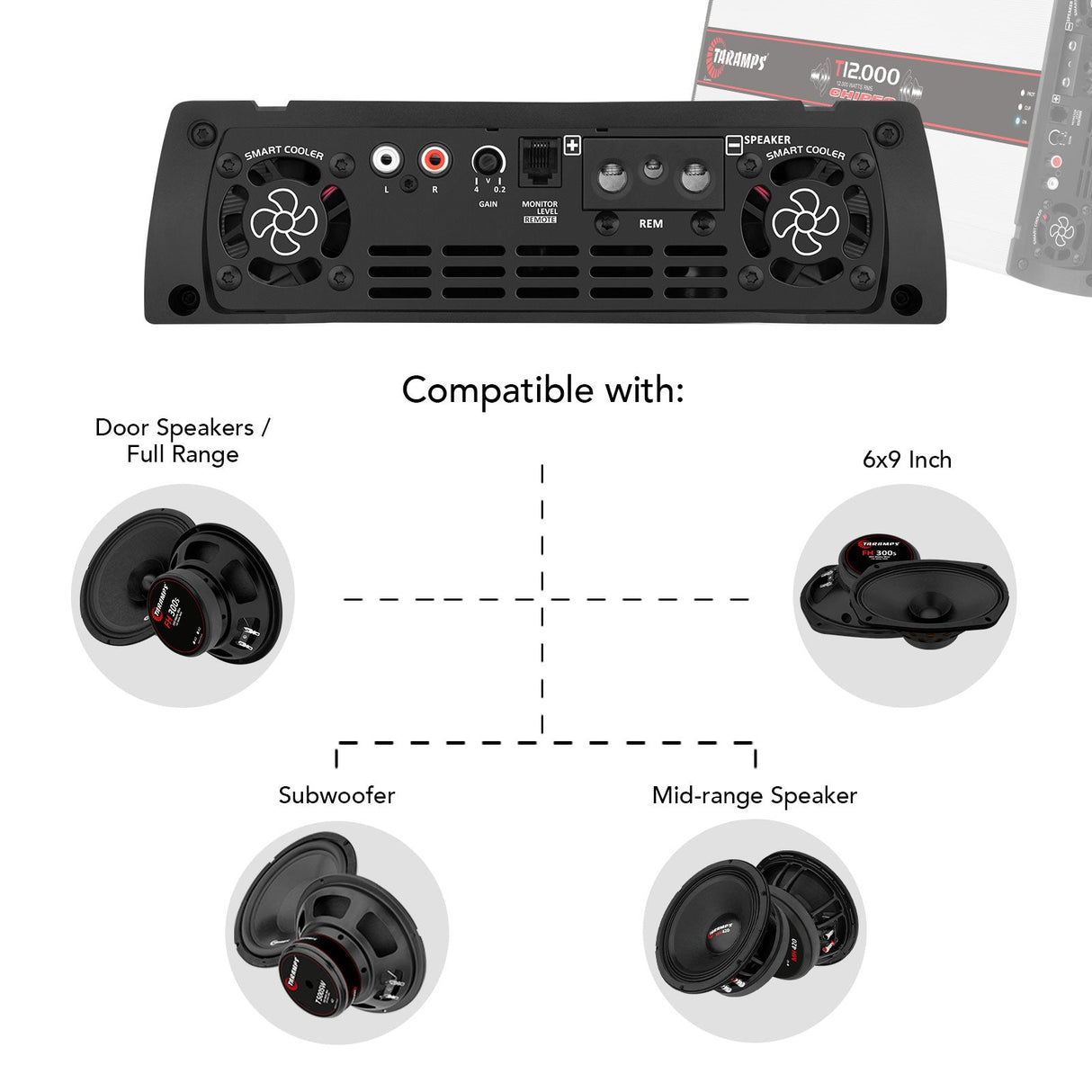 Taramps T 12.000 CHIPEO Car Audio Amplifier Taramps US