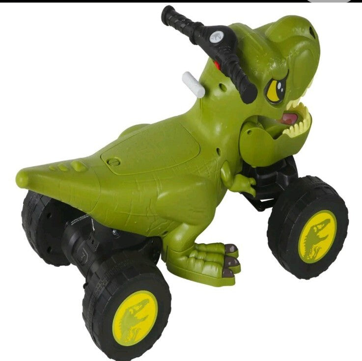 Tyrannosaurus T-Rex 4-Wheel Ride-On Power Car Toy for Toddlers and Kids