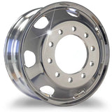 22.5 x 8.25 Kenworth Stylized 2pcs Truck Wheels Forged Aluminum Rims Both-Side Polished Mirror 7 Holes
