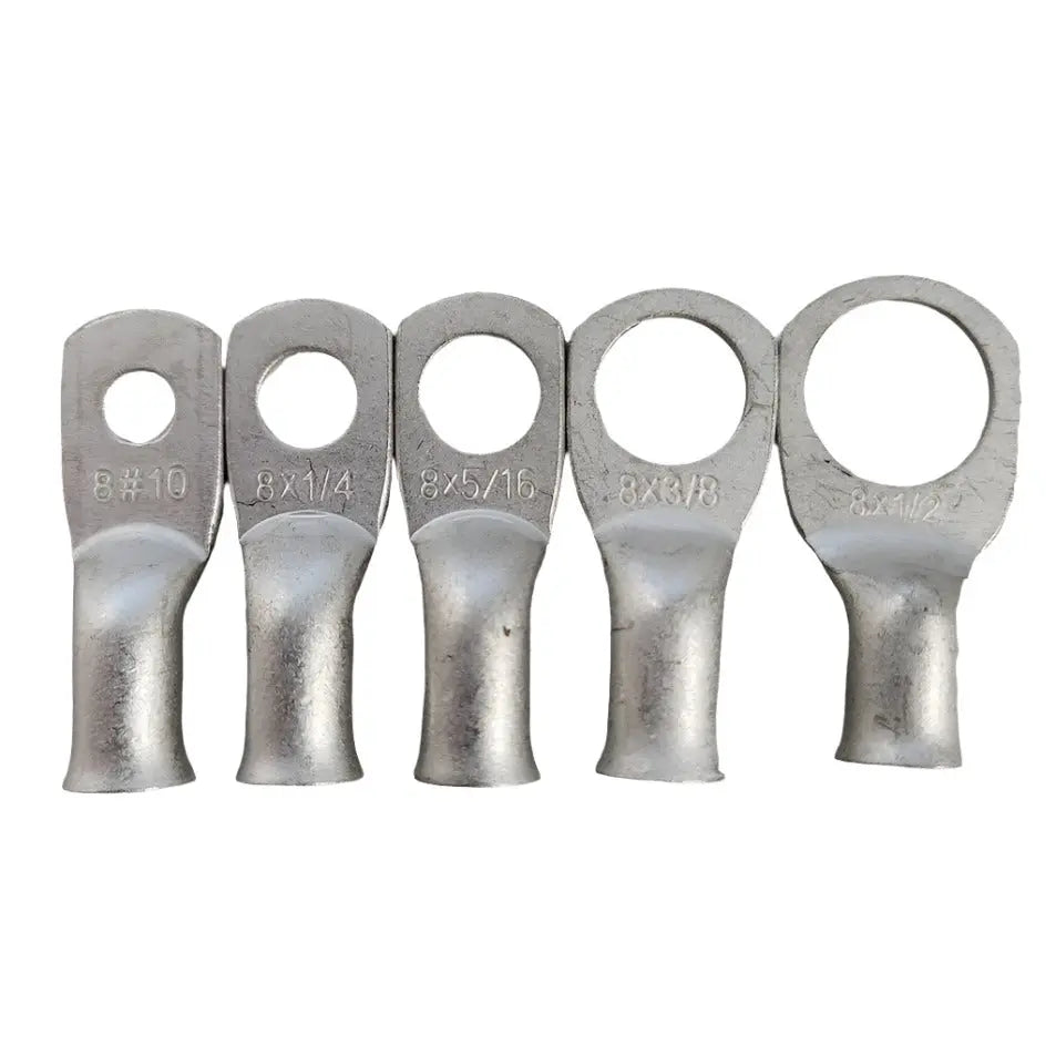 8 GAUGE TINNED COPPER LUGS AC/DC WIRE AND SUPPLY