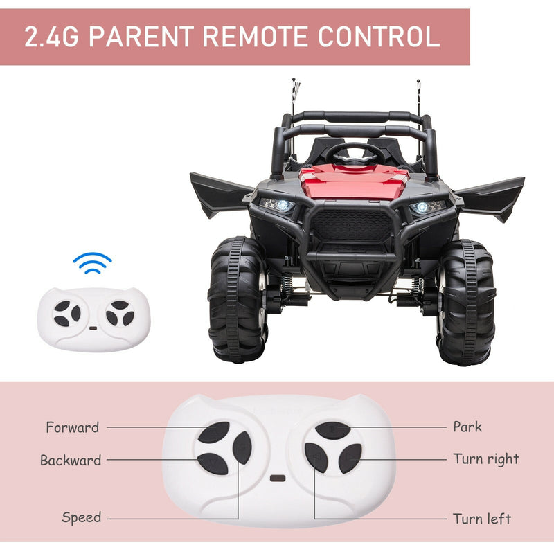 2021 ATV Quad with EVA Wheels, Leather Seats, and Remote Control