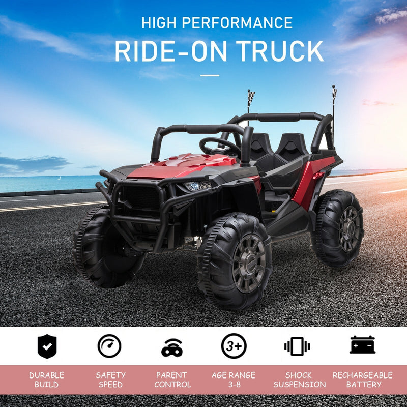2021 ATV Quad with EVA Wheels, Leather Seats, and Remote Control