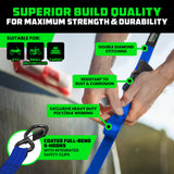 1" x 10' Retractable Ratchet Straps