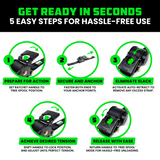 2" x 10' Retractable E-Track Ratchet Straps