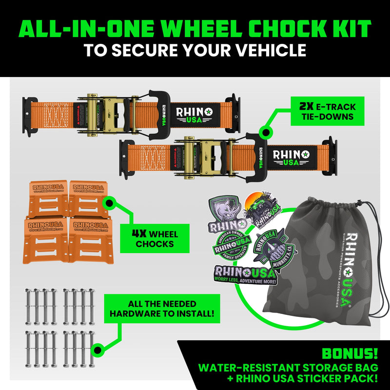 UTV Wheel Chock Tie-Down Kit