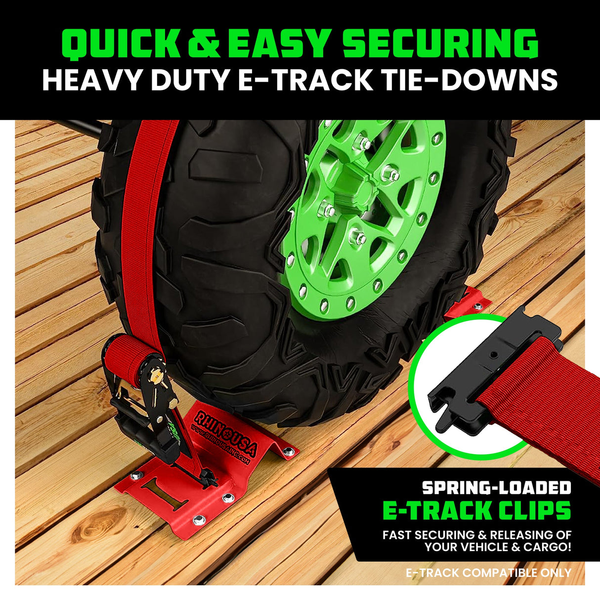 UTV Wheel Chock Tie-Down Kit