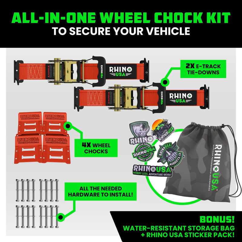 UTV Wheel Chock Tie-Down Kit