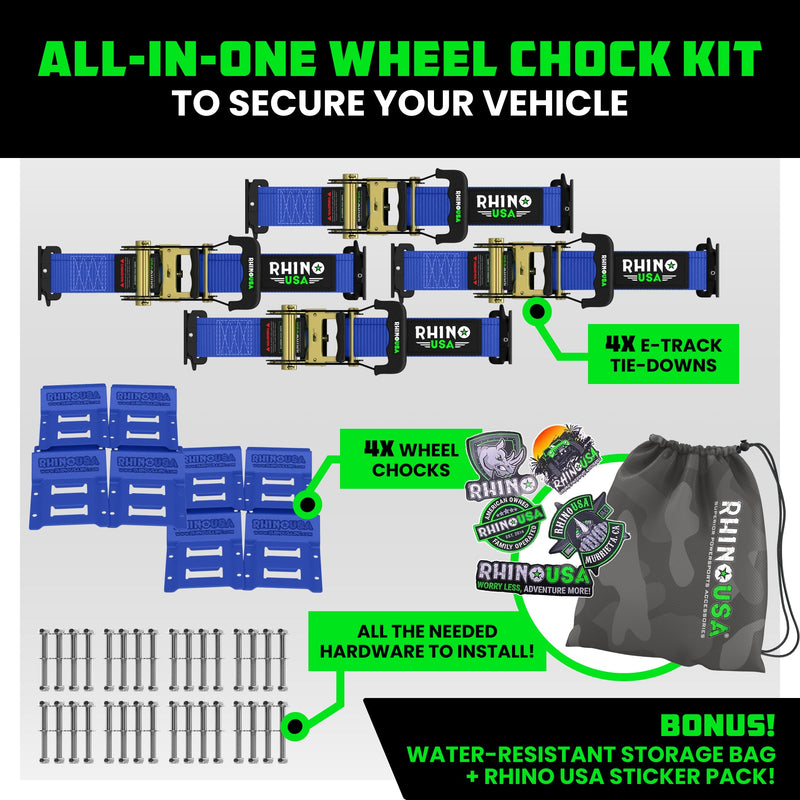 UTV Wheel Chock Tie-Down Kit