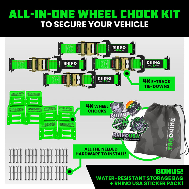 UTV Wheel Chock Tie-Down Kit