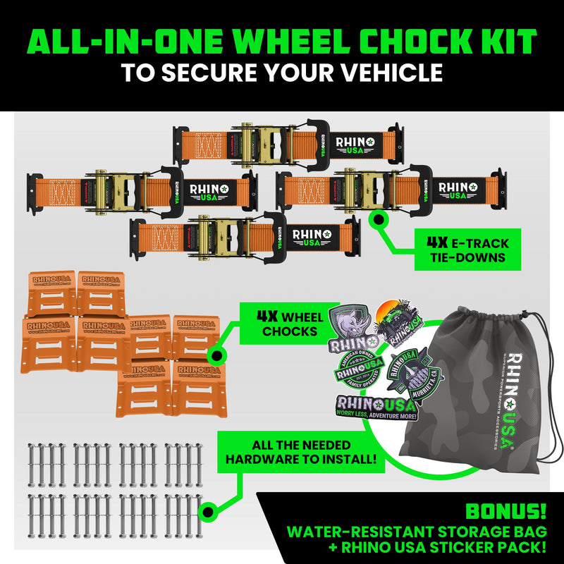 UTV Wheel Chock Tie-Down Kit